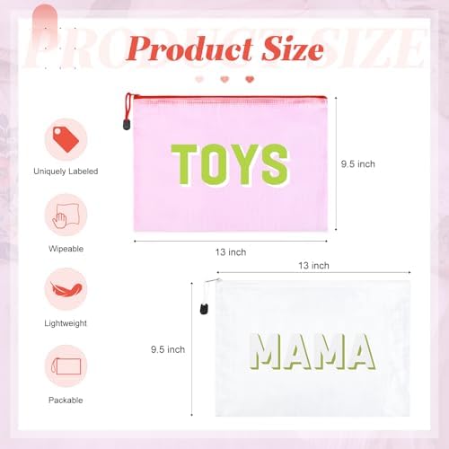 6pcs Hospital Diaper Bag Organizing Pouches - Image 2