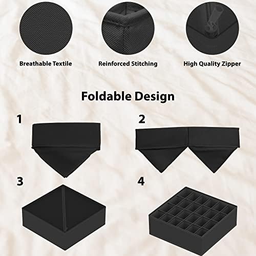 Simple Houseware 4-Pack Drawer Organizer Set - Image 5