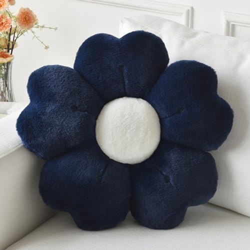 Flower Pillow, Cute Daisy Decorative Throw Pillows, 19.6 Inches by Ddliury