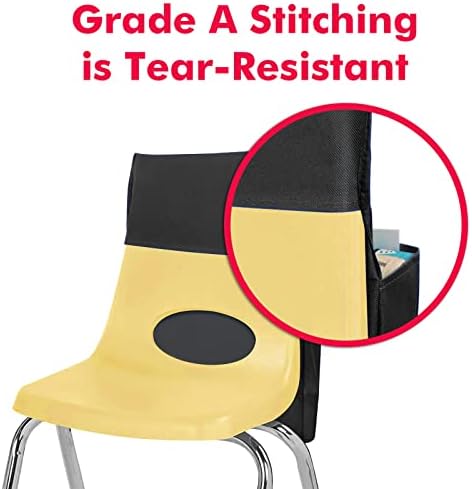 Chair Pockets for Classroom, Chairback Buddy Organizer - Image 6