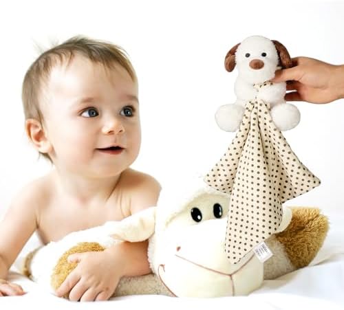 CREVENT Soft Plush Animal Face Security Blankets - Image 2