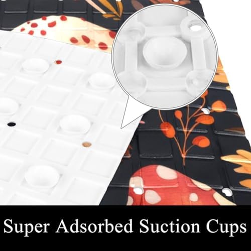 Shower Mat Bathtub Mat, 26.8x15.1 inch, Non-Slip Bath Mat - Image 3