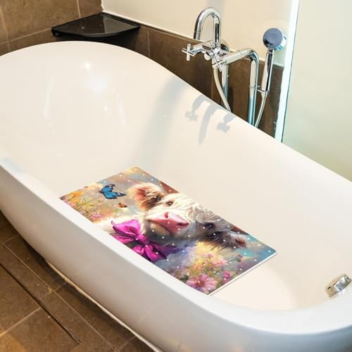 Shower Mat Bathtub Mat, 26.8x15.1 inch, Non-Slip Bath Mat - Image 4