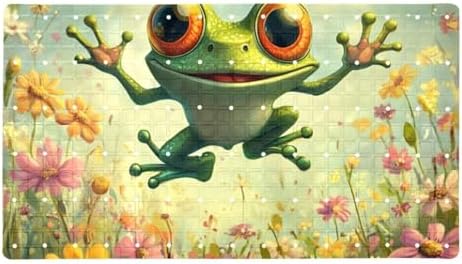 Shower Mat Non Slip, Frog Flower Anti Slip Bath Mat by Anna+Cowper