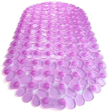 “Pebbles” Non-Slip Bathtub & Shower Mat 27”x14” Oval by TikeSmart