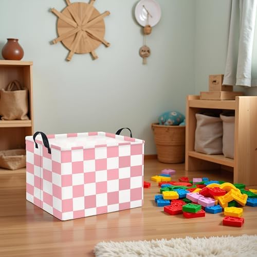 Rectangular Baby Girl Basket Fabric Storage Basket Storage Bin Organizer Box - Image 6