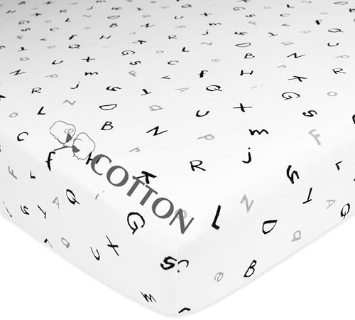 American Baby Company Cotton Fitted Crib Sheet 52x28" - Image 5