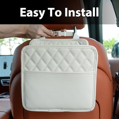 FrgKbTm 2Pack Car Seat Back Hanging Bag Car Document Holder Multi-Pocket Bottle - Image 6