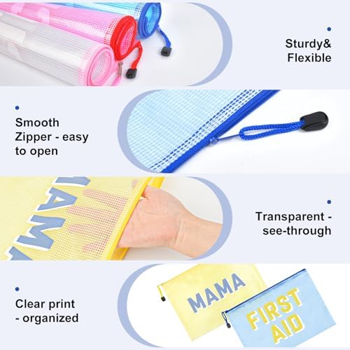 6pcs Hospital Diaper Bag Organizing Pouches - Image 3