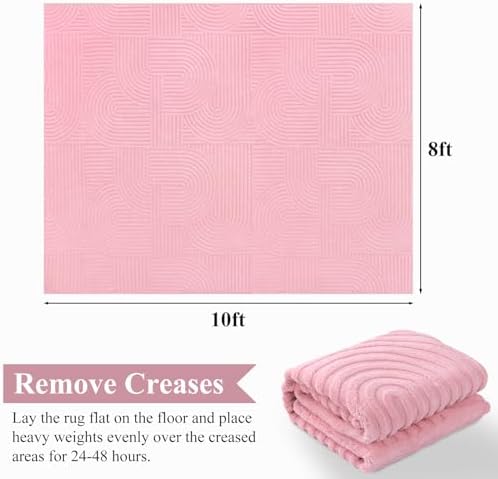 Pauwer 8x10 Area Rugs for Living Room, Modern Non Slip Washable Rug - Image 2