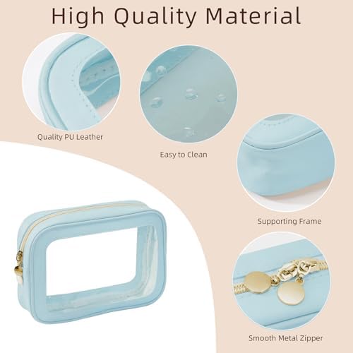 5PCS Diaper Bag Organizer Pouch Set, TSA Approved Toiletry Bag, Purse Organizer - Image 3