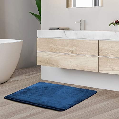 Clara Clark Bathroom Rugs, Velvet Memory Foam Bath Mat, Machine Washable Bath - Image 2