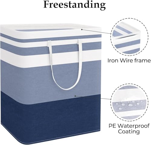 StorageRight Laundry Basket Hamper, 125L Collapsible Clothes Storage - Image 4