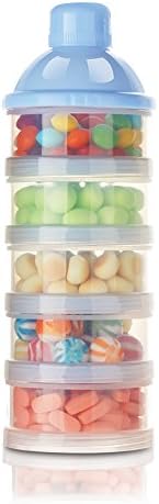 Accmor Formula Dispenser On The Go, 5 Compartments Stackable Formula Container - Image 4