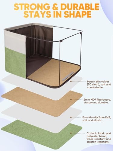 BALEINE 4 Pack Fabric Closet Storage Bins - Image 3