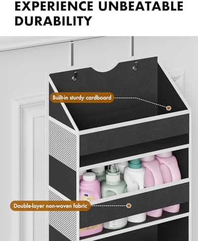 Over The Door Organizer Hanging 6-Shelf Storage Organizer - Image 4