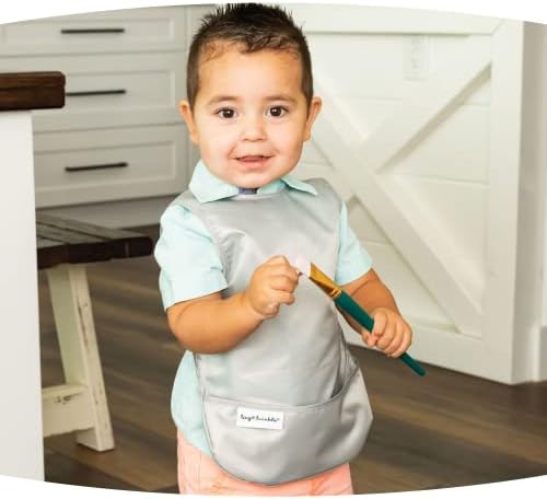Tiny Twinkle Mess Proof Baby Bibs | 2 Pack Waterproof Toddler Bib - Image 2
