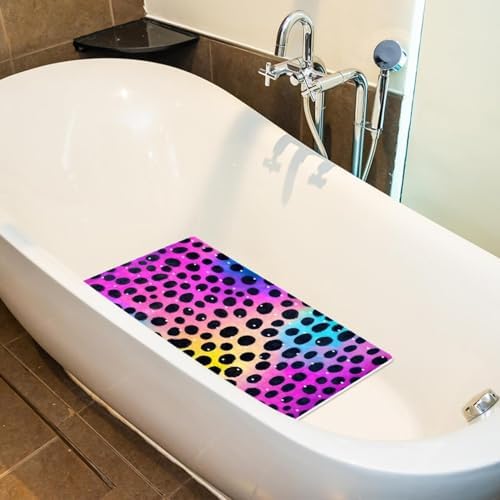 Bath Tub Shower Mat, Washable Bathtub Floor Mats, Suction Cups and Drain Holes - Image 5