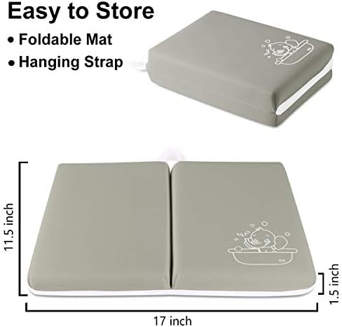 Bath Knee Pad - 1.5inch Extra Thick Bath Kneeling Pad Non-Slip Rubber - - Image 2