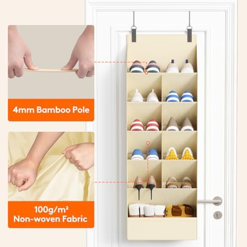 Lifewit 6 Tier Over the Door Shoe Organizer - Image 5
