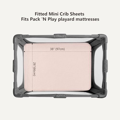 Bearmoss Muslin Mini Crib Sheets - Image 3