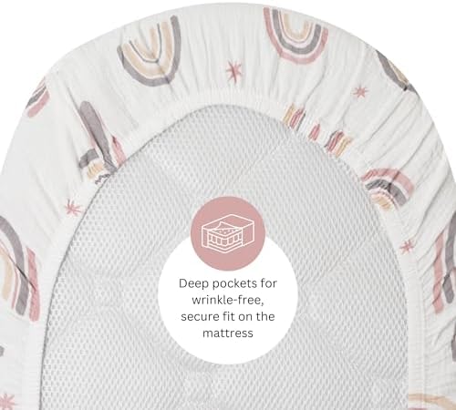 TansyPanda Muslin Bassinet Sheets - Image 6