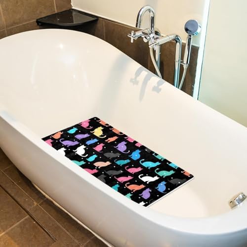 Non Slip Bathtub and Shower Mat 26.8x15.1 inch, Bath Mat - Image 5