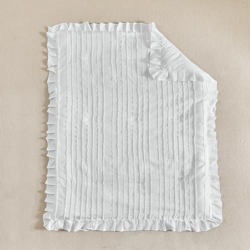 3 Pieces Tufted Stripes Crib Bedding Set - Image 7