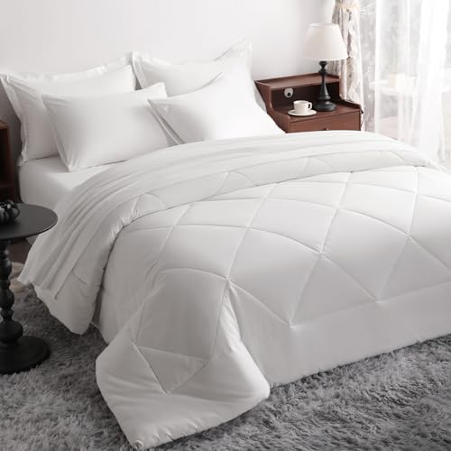 NTBAY Queen Microfiber Bed in a Bag, Comforter Set 7 Piece by NTBAY