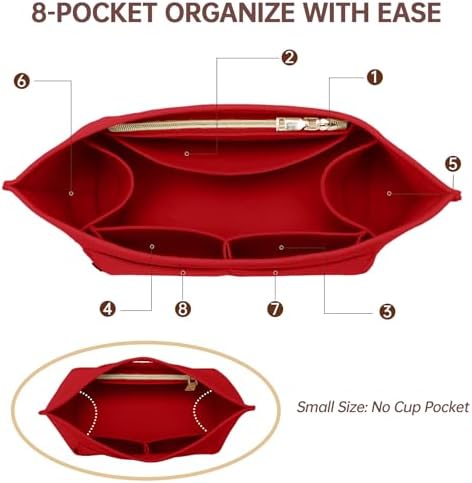 OPPOSHE Purse Organizer Insert for Longchamp Le Pliage, Premium Felt Long Champ - Image 4