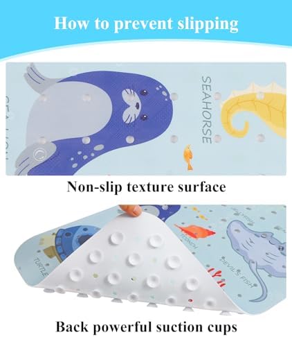 Secopad Bathtub Mat Non Slip, Cute Tub Mat - Image 5