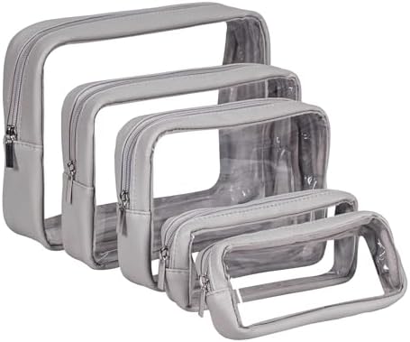 Remobia Hicol TSA Approved 5-Piece Diaper Bag Organizer Pouch Set Clear by Remobia+Hicol