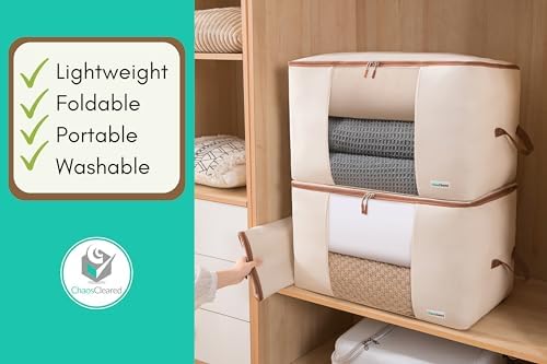 Chaos Cleared Canvas Storage Bags Designer Organizer - Image 6