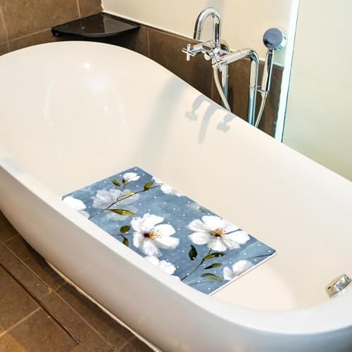 Non Slip Bathtub and Shower Mat 26.8x15.1 inch, Bath Mat - Image 5