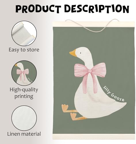 LKETW Silly Goose Wall Art Poster Hanger Frame 12x16 inch, Goose Decor - Image 7