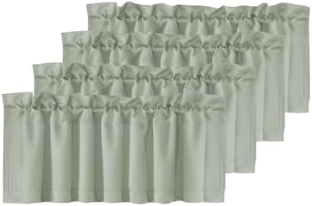 H.VERSAILTEX 4 Panels Blackout Valances by HVERSAILTEX