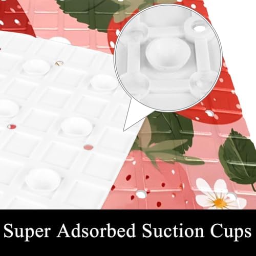 Non Slip Shower Mat Bathtub Mat 15.1x26.8 Inch, Quick Dry Bath Mat - Image 3