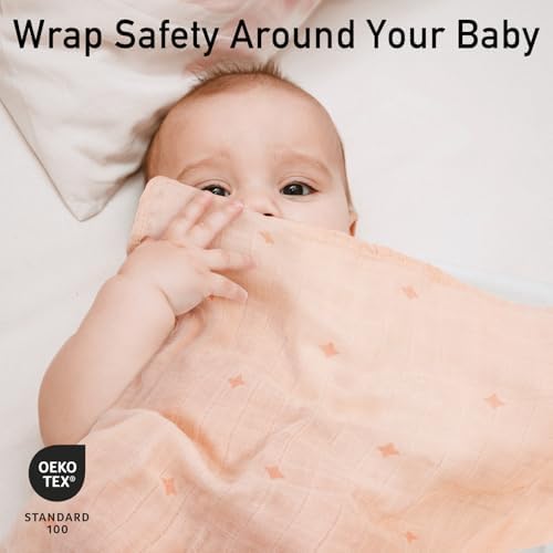GLLQUEN BABY Receiving Blankets Muslin Swaddle Blanket - Image 3
