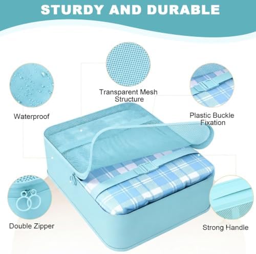 8/9 Set Packing Cubes for Travel, Suitcase Organizer Bags for Luggage - Image 5