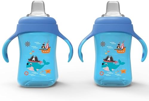 Avima 10 oz Trainer Sippy Cup w Handles & Soft Silicone Spout by AvimaBaby