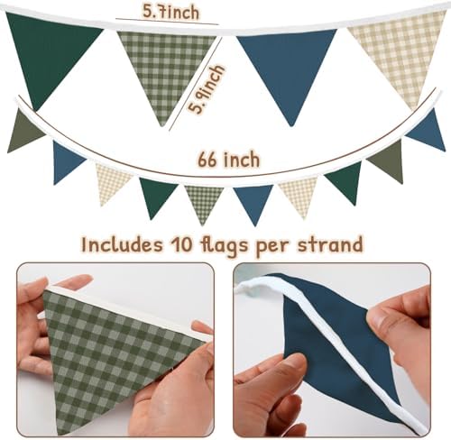 Lacama Boys Toddler Room Playroom Nursery Decor Flags - Image 3