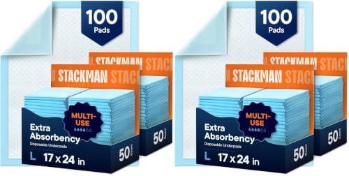 Chucks Pads Disposable Multi-Purpose Pee Pads by StackMan