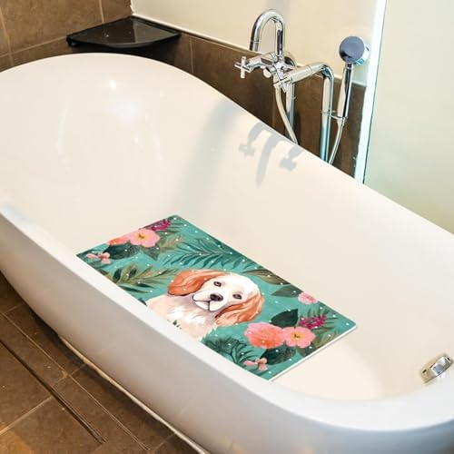 Shower Mat Bathtub Mat, 26.8x15.1 inch, Non-Slip Bath Mat - Image 5