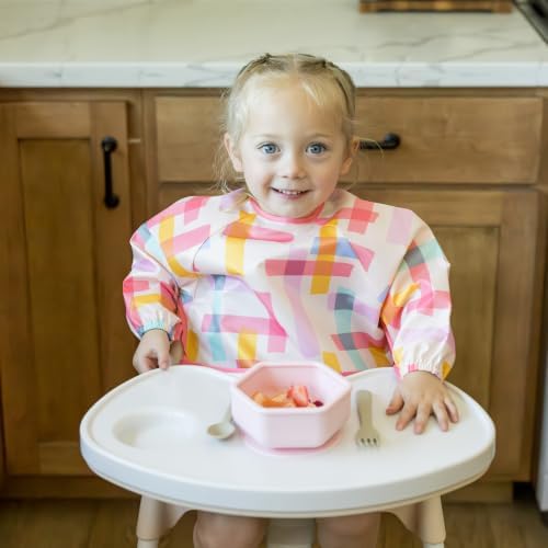 Tiny Twinkle Long Sleeve Bib for Babies&Toddlers|2-Pack Waterproof Smock Bib - Image 2
