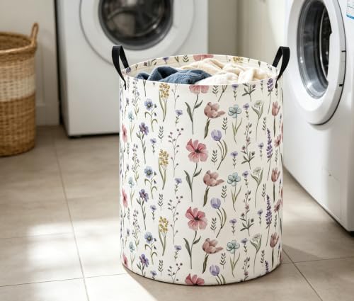 Baby Laundry Basket Baby Nursery Hamper Kids Laundry Basket Toy Storage Bin - Image 4