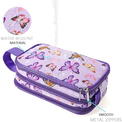 Kids Toiletry Bag for Girls, Travel Toiletry Bag for Little Young Girls - Image 4