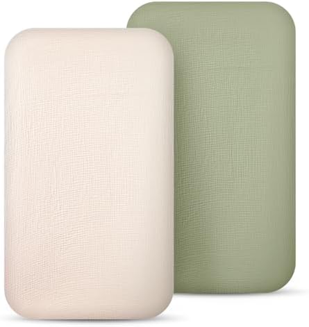 lulumoon Muslin Fitted Bassinet Sheet: Compatible by Lulumoon
