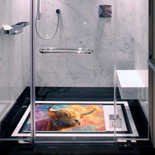 Bath Tub Shower Mat, Washable Bathtub Floor Mats, Suction Cups and Drain Holes - Image 6
