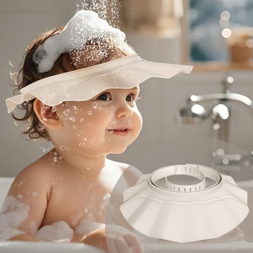 Baby Shower Cap Hat Soft Adjustable Bath Head Cap Visor by Unknown