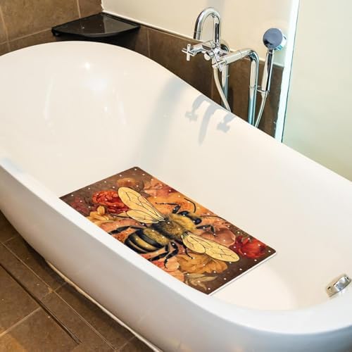 Non Slip Shower Mat Bathtub Mat 15.1x26.8 Inch, Quick Dry Bath Mat - Image 5